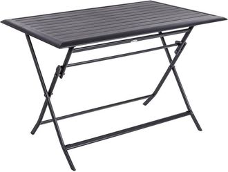 Hesperide Hesperide - Mesa De Jard&iacute;n Rectangular Plegable Azua Antracita - 4 Plazas - Hesp&eacute;ride
