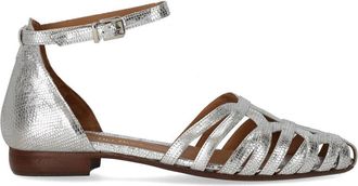 Duccio del Duca SANDALO FLAT ARGENTO DUCCIO DEL DUCA