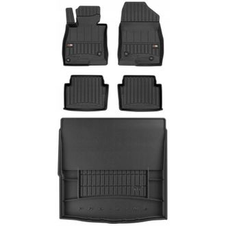 OEM Set 3d Alfombrillas Y Alfombrilla Para Maletero Mazda 3 3 Hb 2013-2018 G