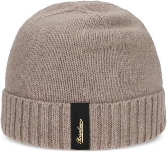 Borsalino City Beanie - Dames - Hoeden - Bruin - ONE Size - Kasjmier - Accessoires