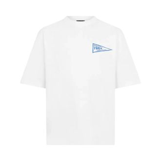 Dsquared2 Heren, Tops, Wit, Maat: XS Katoen