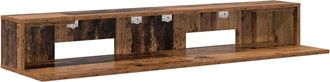 vidaXL Escritorio De Estudio Madera Envejecida 110 X 36 X 19,5 Cm Vidaxl