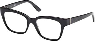 Guess Square Optical Frame - Dames - Brillen - Zwart - 53 MM - Accessoires