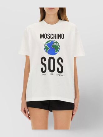 Moschino printed cotton t-shirt