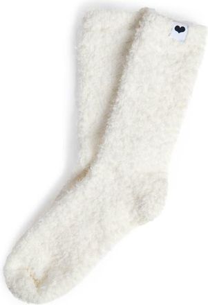 Little Giraffe Dolce Slouchy Lounge Socks in Cream at Nordstrom, Size Medium