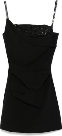 Roland Mouret Abito corto con decorazione - Nero