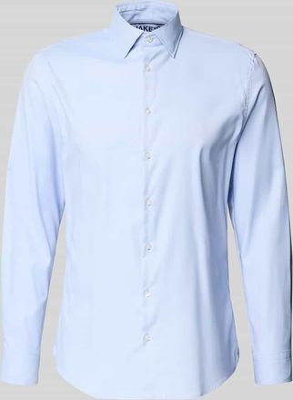Jake*s Slim Fit Business-Hemd mit Kentkragen in Hellblau, Gr&ouml;&szlig;e 37/38