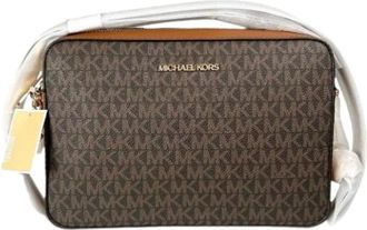 Michael Kors Pre-owned Cross Body Bags, female, Brown, Size: ONE SIZE Pre-owned Leather Shoulder Bag