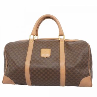 Celine Brown Pvc Boston Bag (Pre-Owned)