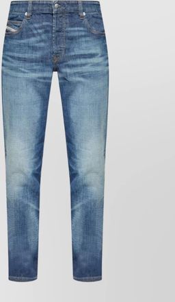 Diesel high waist slim fit straight leg trousers