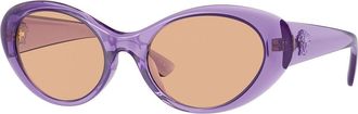 Versace VE4455U 5353/3 Transparent Purple/Dark Brown