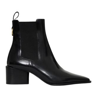 Anine Bing Schoenen, Dames, Zwart, 37 EU, Leer, Leren Chelsea Boots