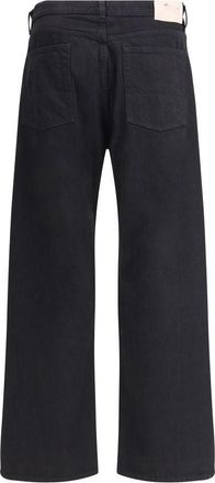 Our Legacy Mens Black Cotton Straight-Leg Jeans Clothing