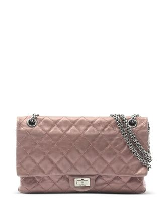 Chanel 2007-2008 2.55 Reissue matelassé flap shoulder bag - Roze