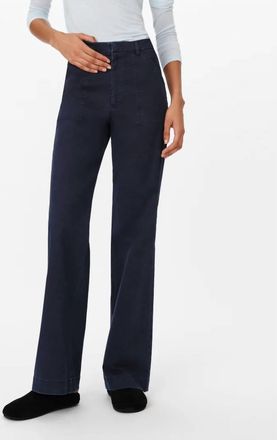 ATM Anthony Thomas Melillo Womens Cotton Twill Flare Leg Pant In Midnight