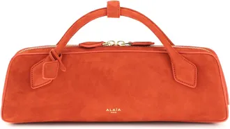 Alaia Womens Clutch Bag Le Teckel Burnt Orange Calf Leather (bos Taurus)