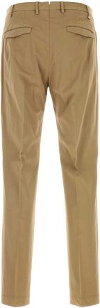 Pantaloni Torino Mens Stretch Cotton Trousers Beige Elastane