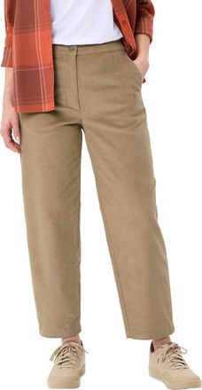 Vaude Cordhose VAUDE WOMENS NAJUN CORD PANTS, Damen, Gr. 34, N-Gr, beige (oat), Cord, Obermaterial: 99% Baumwolle, 1% Elasthan, Hosen Cordhose, Loose Fit, w