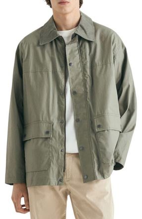 Scalpers Waxed Jacket With Snaps in Taupe at Nordstrom, Size Xx-Large Eu