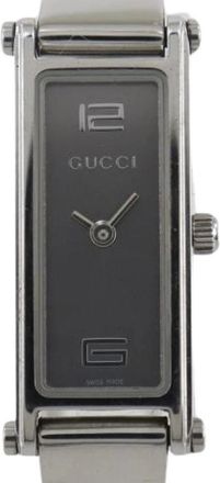 Gucci Pre-owned 1500L Polshorloge - Dames - Vintage Horloges - Zwart - ONE Size - Vintage