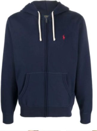 Polo Ralph Lauren Zip-throughs - Heren - Vesten met rits - Blauw - XL - Hoodies & sweatvesten