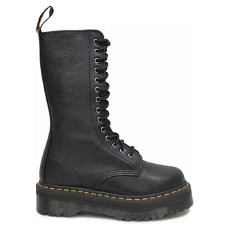 Dr. Martens 1B99 Quad Pisa Leather Unisex Mid Calf Boots - Black - Size:UK 6.5
