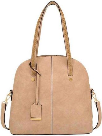 Mellow World Rory 3 Compartment Bowler Bag In Sand