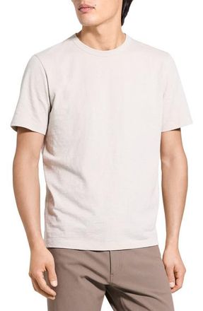 Theory Essential in Cosmos Slub Cotton Tee in Silver Cloud at Nordstrom, Size Xx-Large