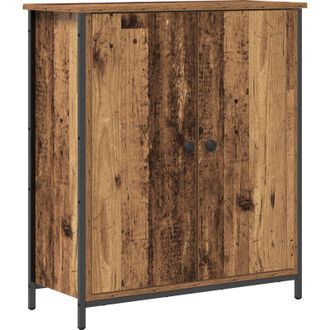 vidaXL Vidaxl - Vitrina Madera Vieja 70 X 30 X 80 Cm Madera Contrachapada