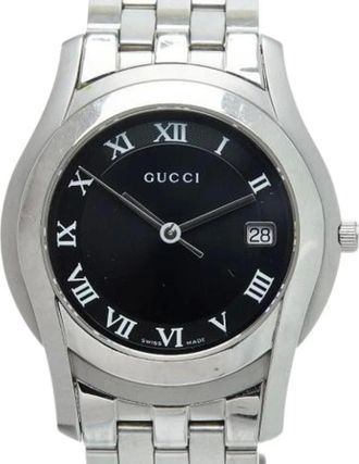 Gucci Pre-owned Watches, male, Black, Size: ONE SIZE Pre-owned Vintage Wristwatch