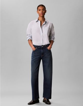 Calvin Klein Jeans Jeans dritti comodi lavaggio blu medio