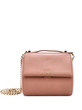 Givenchy Chain Pandora Box Bag Leather Mini crossbody bag - Toni neutri