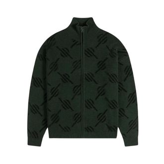 Daily Paper Clothing Cardigans - male - Daily Paper - Cardigans - Green - S - Knitwear