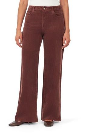 Kensie Carla Belted Wide Leg Jeans in Brownstone at Nordstrom Rack, Size 10