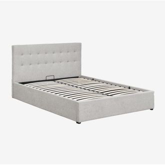 Sklum Letto imbottito Abiel con base contenitore pieghevole Sklum