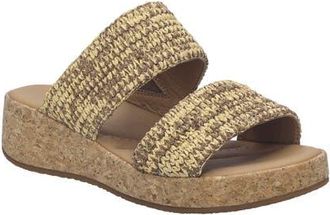 Josef Seibel Evita 02 Platform Wedge Slide Sandal in Brasil at Nordstrom, Size 10-10.5Us
