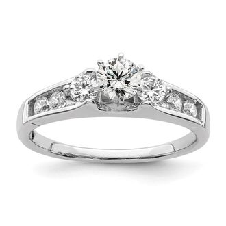 Diamond2Deal 14k Gold Lab Grown Diamond Engagement Ring 0.7Ct Clarity- VS Color- G-H