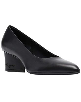 Ferragamo Viva Pointed-Toe Leather Pump