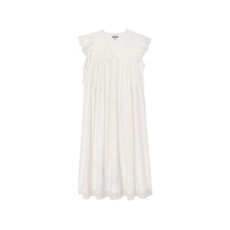 Ganni Dress In Cotton