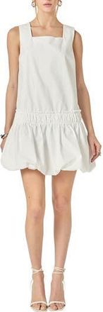 English Factory Bubble Skirt Sleeveless Minidress in White at Nordstrom Rack, Size X-Small