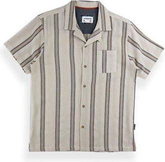 Sovereign Code Mens Tour Shirt in Cream/Vista Stripe at Nordstrom, Size X-Large