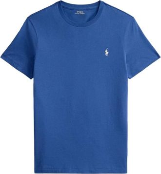 Polo Ralph Lauren T-shirt girocollo in jersey Custom Slim Fit - - Tops - Uomo - Blu - S