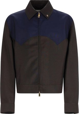 Versace Wool and Mohair Jacket With Zip