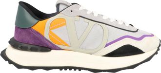 Valentino VLogo Netrunner Suede Low-Top Sneakers