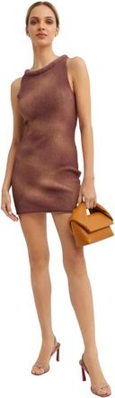 Aya Muse Fiora Ombre Effect Jurk - Dames - Kleedjes - Rood - M - Katoen - Kleedjes