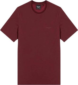 Lyle & Scott T-shirt met Ronde Hals en Korte Mouwen - Heren - T-shirts - Rood - M - Katoen - Tops