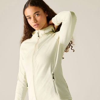 Dare 2B Dare 2B Ventura stretch-tussenlaag met capuchon voor dames (Amandelmelk)