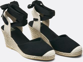 La Redoute Collections Espadrilles met sleehakken