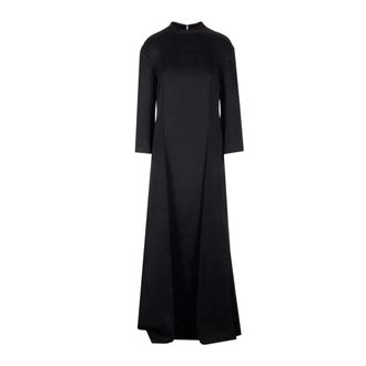 Khaite The Clete Long Dress - female - Khaite - Maxi Dresses - Black - 2XS - Dresses