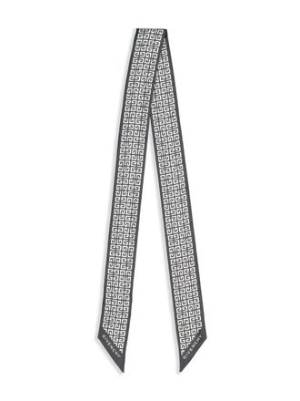 Givenchy Foulard bandeau con stampa 4G - Bianco